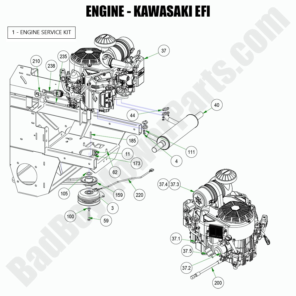 2022 Rebel Engine - Kawasaki EFI